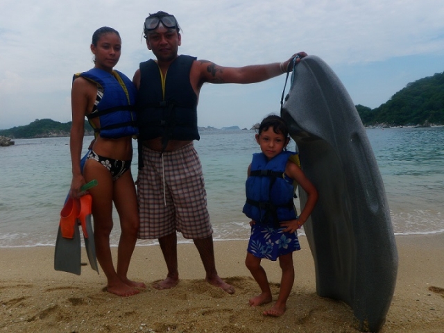 familia de vacaciones